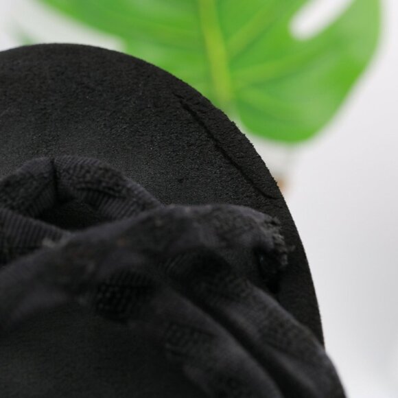 Teva Womens Olowahu Sandal Size 7 Black Thong Slide Active Hike Flip Flop - Picture 3 of 12